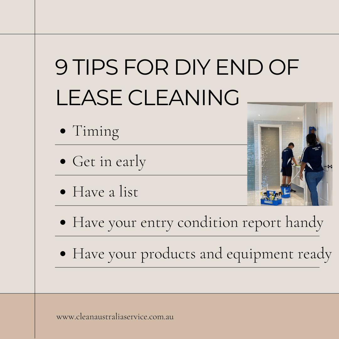Featured image for “9 Tips for DIY End of Lease Cleaning”