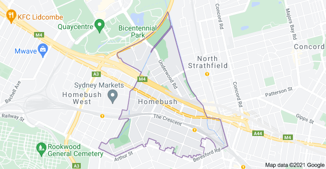 Homebush Cleaning Service Area
