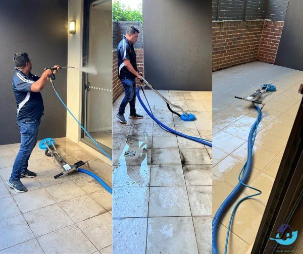 Balcony Pressure Wash - End of Lease Cleaning Service Sydney